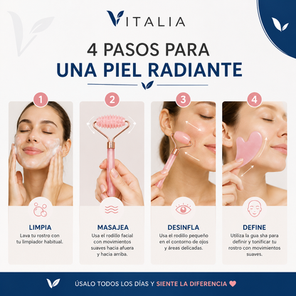 Set masajeador facial 3 en 1