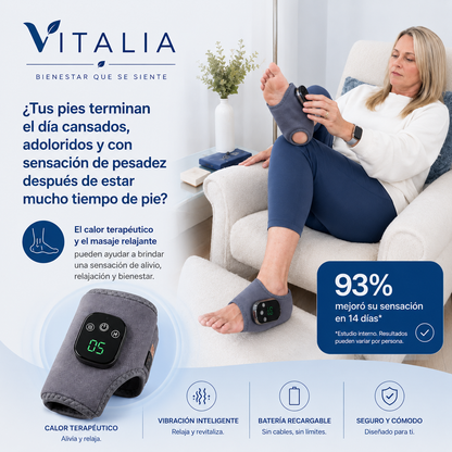 Masajeador de Calor para Pies y Tobillos